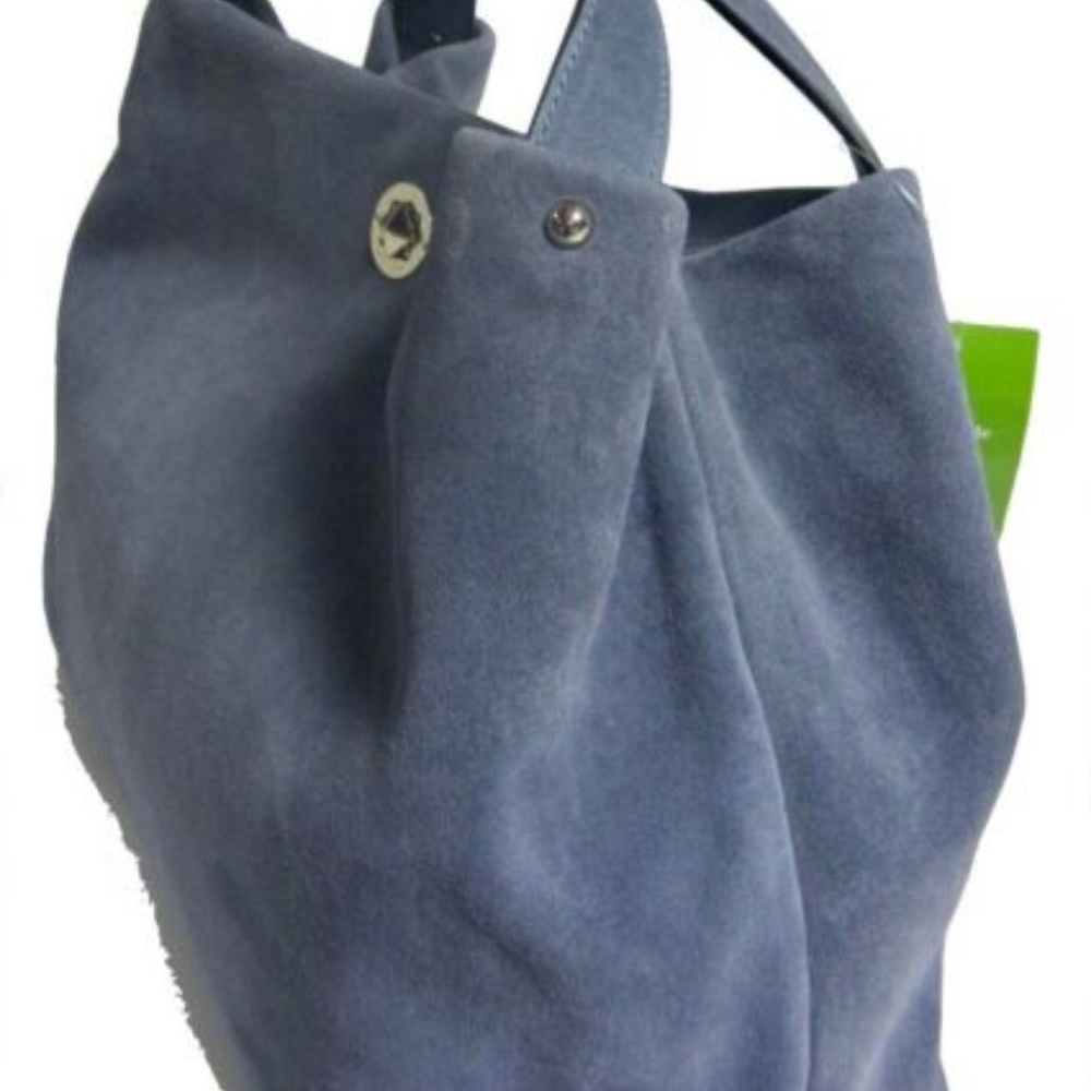 KATE SPADE STARDUST SUEDE WILLA SATCHEL/SLOUCH BAG - Picture 3 of 8